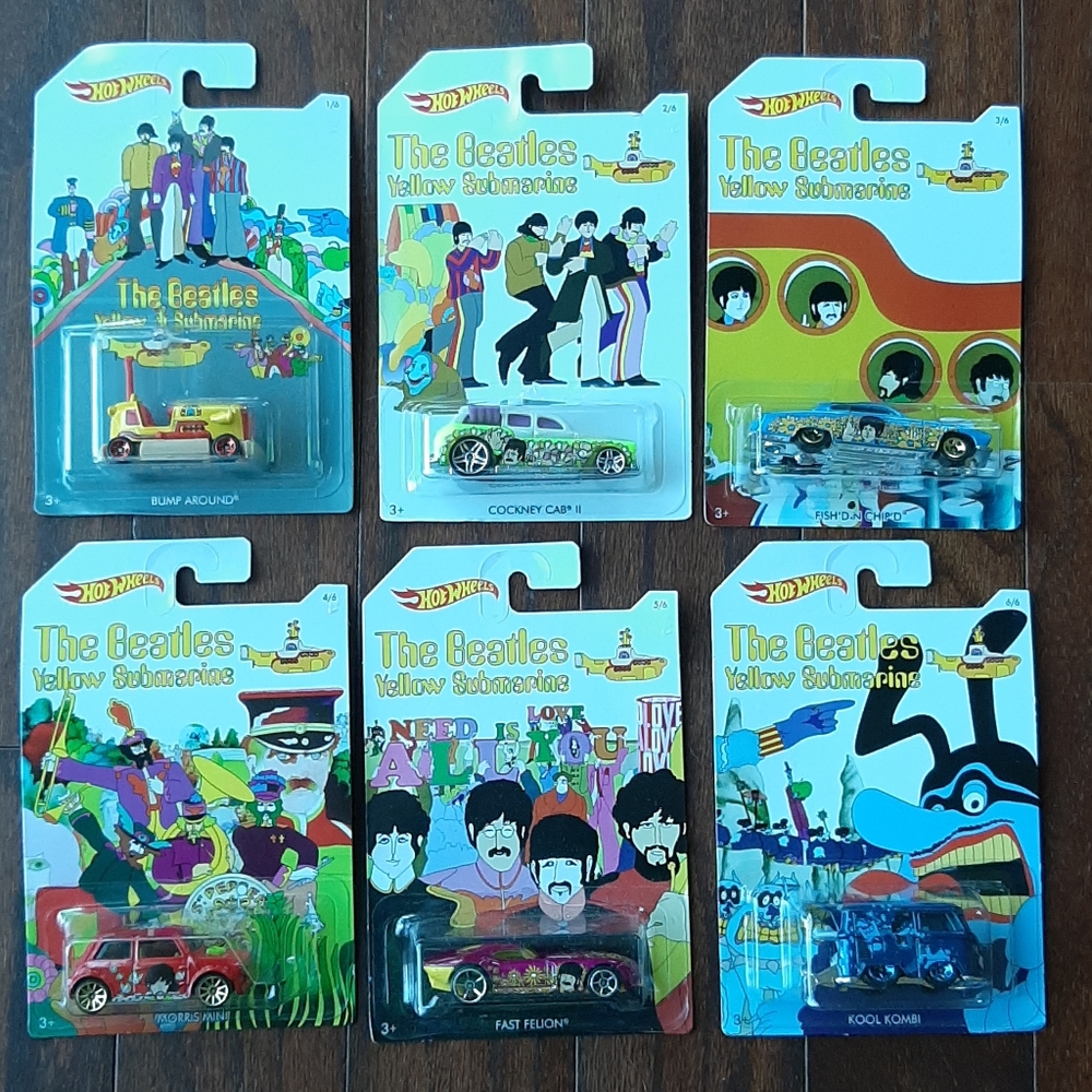Beatles collectible hot wheels
